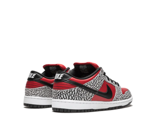 Tênis Nike Dunk Low SB x Supreme 'Red Cement' Vermelho / Preto – foto 4