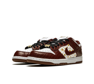 Tênis Nike Dunk Low SB 'Supreme Stars Barkroot Brown' Marrom/Branco – foto 3