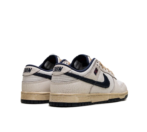 Tênis Nike Dunk Low x Strange Things 'Phantom Midnight Navy' Branco / Azul