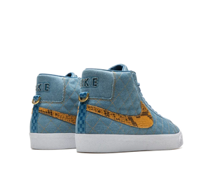 Tênis Nike SB Blazer Mid x Supreme 'Denim' Azul – foto 4