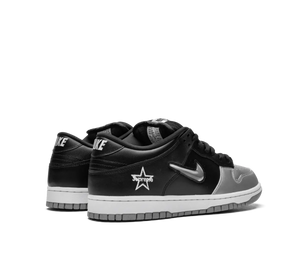 Tênis Nike Dunk Low SB x Supreme 'Jewel Swoosh Silver Black' Prata / Preto – foto 4