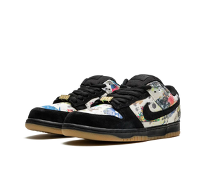 Tênis Nike Dunk Low SB 'Supreme Rammellzee' Preto/Branco – foto 3