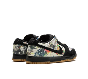Tênis Nike Dunk Low SB 'Supreme Rammellzee' Preto/Branco – foto 4