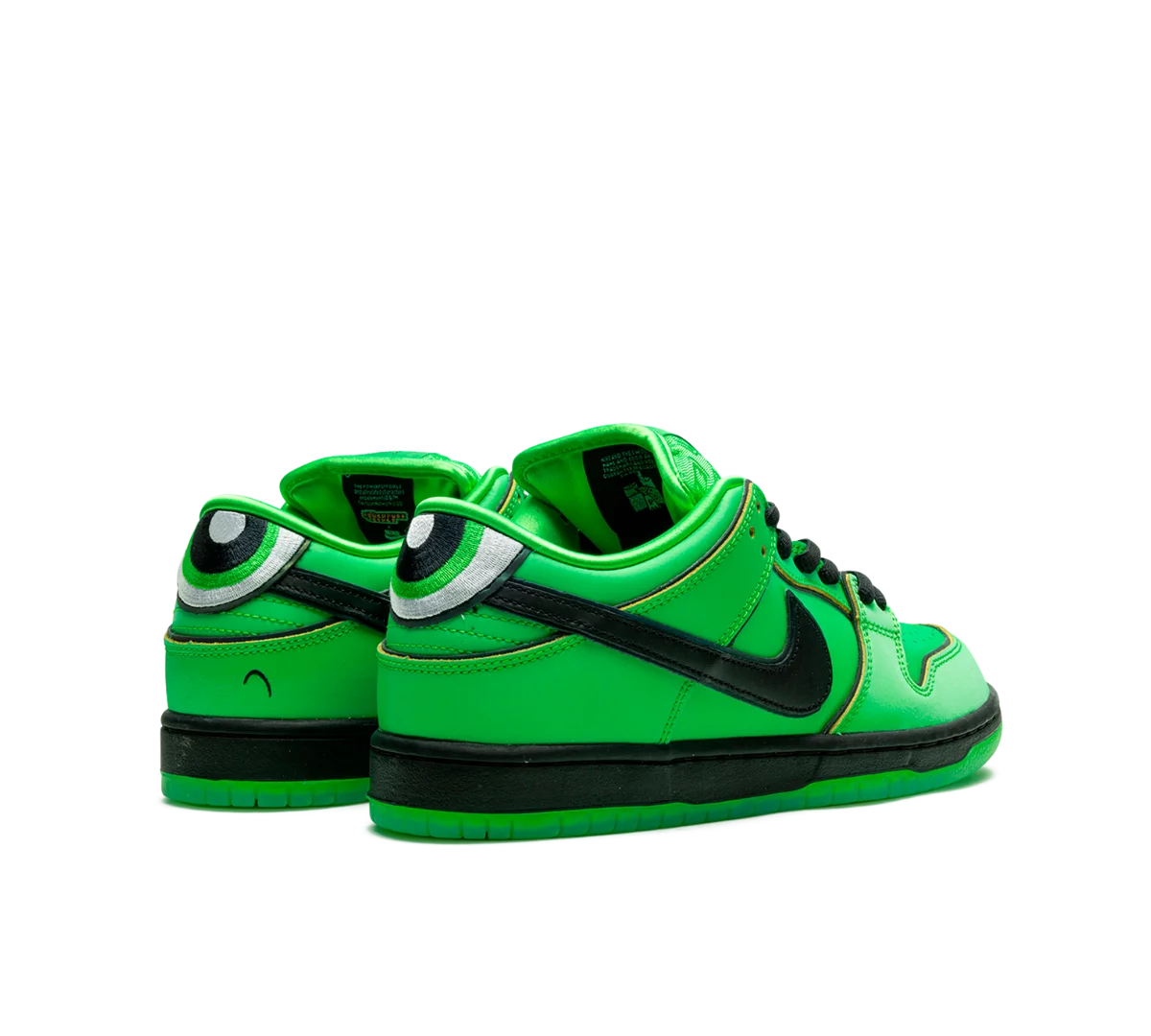 Tênis Nike Dunk Low SB x Powerpuff Girls 'Docinho' Verde