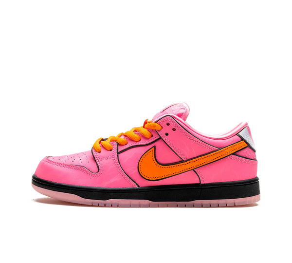 Tênis Nike Dunk Low SB x Powerpuff Girls 'Florzinha' Rosa