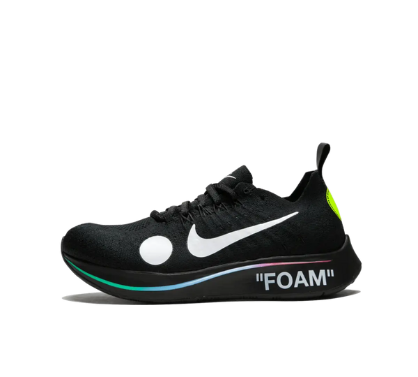 Tênis Nike Zoom Fly Mercurial Flyknit x Off-White 'Black' Preto