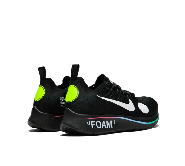 Tênis Nike Zoom Fly Mercurial Flyknit x Off-White 'Black' Preto