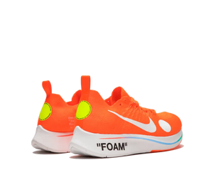 Tênis Nike Zoom Fly Mercurial Flyknit x Off-White 'Orange Peel' Laranja – foto 4