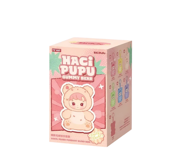 Pop Mart Hacipupu Gummy Bear Series 'Vinyl Plush Pendant' Blind Box