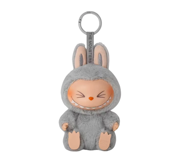 Chaveiro Pop Mart Labubu Have a Seat 'HEHE' Cinza – Juicy Sneakers