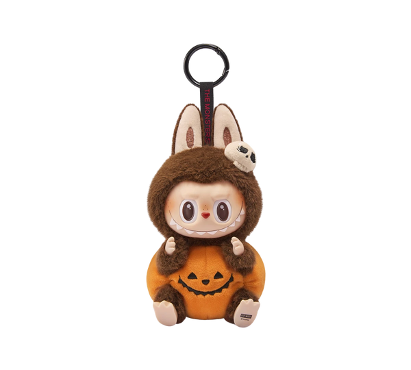 Chaveiro Pop Mart Labubu 'Sitting Pumpkin'