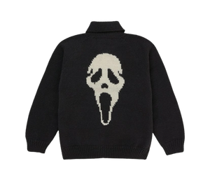 Pulôver Supreme 'Ghostface Cowichan Sweater Black' Preto – costas
