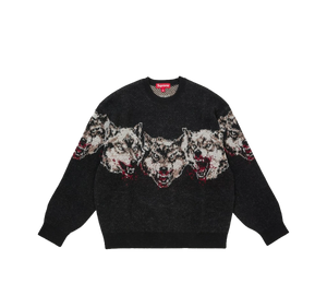 Pulôver Supreme 'Wolves Sweater Black' Preto – frente