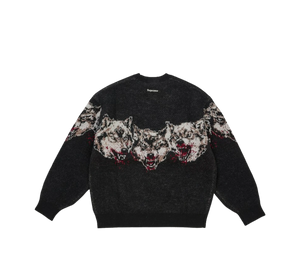 Pulôver Supreme 'Wolves Sweater Black' Preto – costas