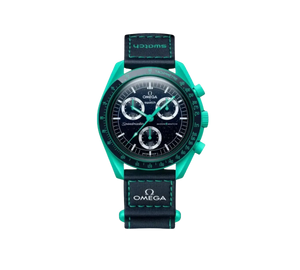 Relógio Omega x Swatch Bioceramic Moonswatch 'Mission to Earth