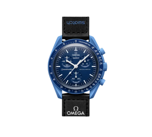 Relógio Omega x Swatch Bioceramic Moonswatch 'Mission to Neptune' Azul