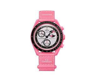 Relógio Omega x Swatch Bioceramic Moonswatch 'Mission To The Pink Relógio Omega x Swatch Bioceramic Moonswatch 'Mission To The Pink