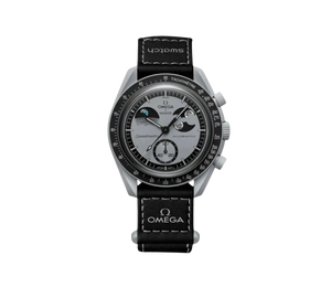 Relógio Omega x Swatch Bioceramic Moonswatch 'Mission to the Earthphase' Preto
