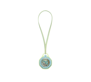 Relógio Swatch x Audemars Piguet Bioceramic Royal Pop 'Blaue Acht' Verde / Azul com Pulseira – relógio de bolso no cordão, vista traseira