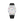Relógio Swatch x Audemars Piguet Bioceramic Royal Pop 'Huit Blanc' Branco com Pulseira – relógio montado no case em aço inoxidável prata com pulseira FKM preta, vista frontal