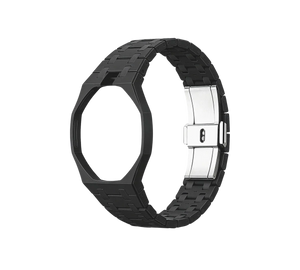 Pulseira Bioceramic para Relógio Swatch x Audemars Piguet Royal Pop – case octogonal com pulseira em bioceramic do 'Ocho Negro', sem o relógio