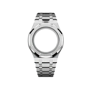 Pulseira de Aço para Relógio Swatch x Audemars Piguet Royal Pop – case full frame com pulseira em aço inoxidável prata, sem o relógio
