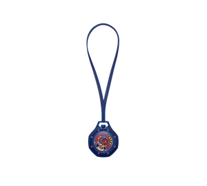 Relógio Swatch x Audemars Piguet Bioceramic Royal Pop 'Orenji Hachi' Azul com Pulseira – relógio de bolso no cordão, vista traseira