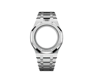 Relógio Swatch x Audemars Piguet Bioceramic Royal Pop 'Otto Rosso' Rosa / Vermelho com Pulseira – case full frame com bracelete em aço inoxidável