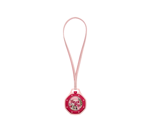 Relógio Swatch x Audemars Piguet Bioceramic Royal Pop 'Otto Rosso' Rosa / Vermelho com Pulseira – relógio de bolso no cordão, vista traseira