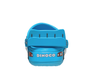 Sandália Crocs Crocband x Cars Lightning McQueen 'Dinoco' Azul – par costas