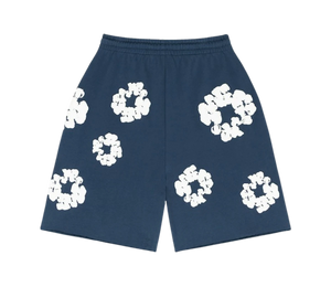 Shorts Denim Tears 'The Cotton Wreath Shorts Navy' Azul Marinho – costas
