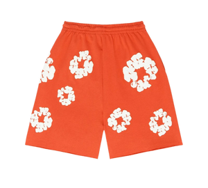 Shorts Denim Tears 'The Cotton Wreath Shorts Orange' Laranja – costas