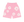 Shorts Denim Tears 'The Cotton Wreath Shorts Pink' Rosa – costas