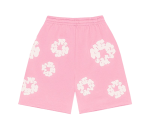 Shorts Denim Tears 'The Cotton Wreath Shorts Pink' Rosa – costas