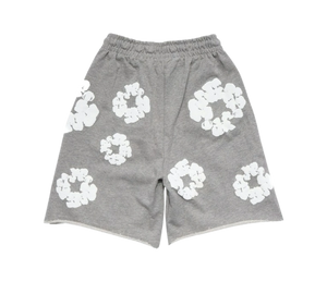 Shorts Denim Tears 'The Cotton Wreath Shorts Grey' Cinza – costas