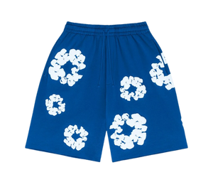 Shorts Denim Tears 'The Cotton Wreath Shorts Royal Blue' Azul – frente