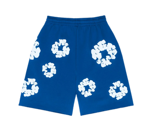 Shorts Denim Tears 'The Cotton Wreath Shorts Royal Blue' Azul – costas