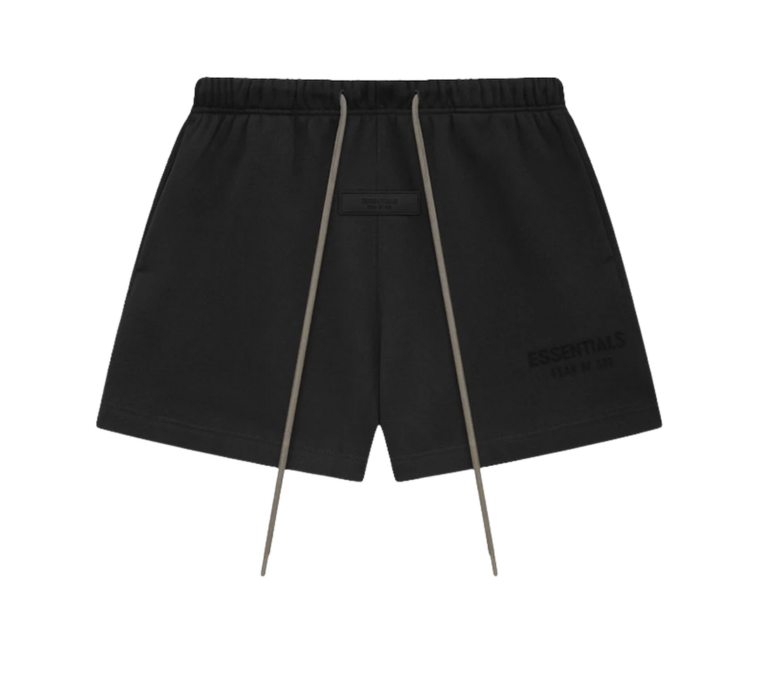 Shorts Fear of God Essentials 'Core Collection Sweatshort Black' Preto – frente