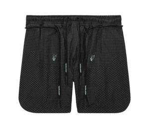 Shorts Off-White x Nike '002 Woven Shorts Black' Preto – frente