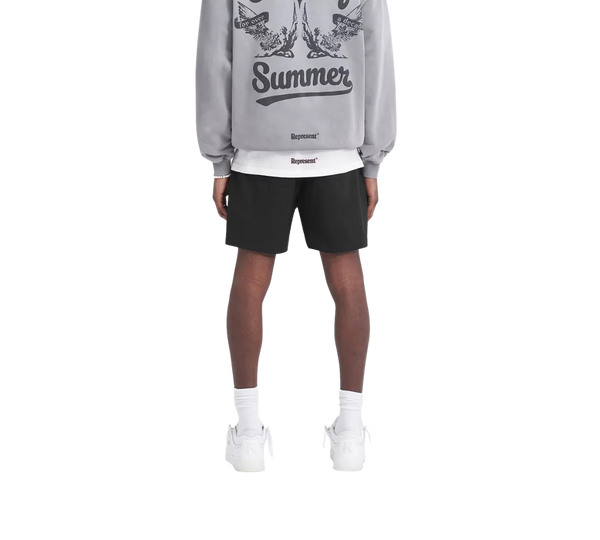 Shorts Represent 'Cotton Black' Preto