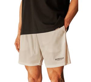 Shorts Represent 'Owners Club Mesh Flat White' Branco – foto 2