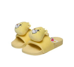 Slide Adidas Adilette x Ursinhos Carinhosos 'Care Bears Funshine Bear' Amarelo – foto 2