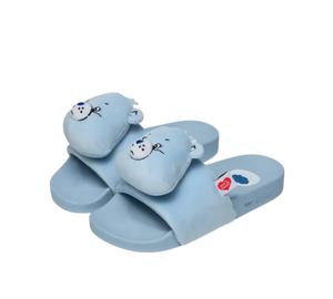 Slide Adidas Adilette x Ursinhos Carinhosos 'Care Bears Grumpy Bear' Azul – foto 2