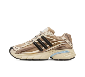 Tênis Adidas Adistar Jellyfish x Pharrell 'Crystal Sand' Bege / Marrom – vista lateral