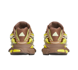 Tênis Adidas Adistar Jellyfish x Pharrell Williams 'Timber' Marrom / Amarelo – par de costas