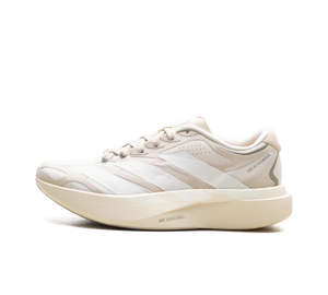 Tênis Adidas Adizero Evo SL EXO Suede Feminino 'Crystal Linen' Bege – vista lateral