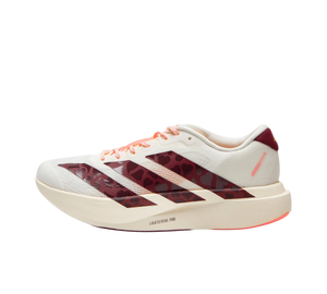 Tênis adidas Adizero Evo SL 'Off White Shadow Red' Bege / Vinho – vista lateral