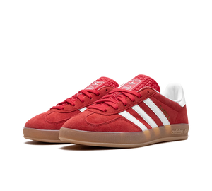Tênis Adidas Gazelle Indoor 'Better Scarlet' Vermelho – par de frente