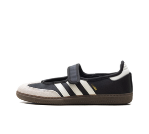 Tênis Adidas Samba Jane Feminino 'Core Black Off White' Preto / Branco – vista lateral