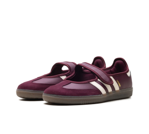 Tênis Adidas Samba Jane OG 'Maroon' Vinho – par de frente